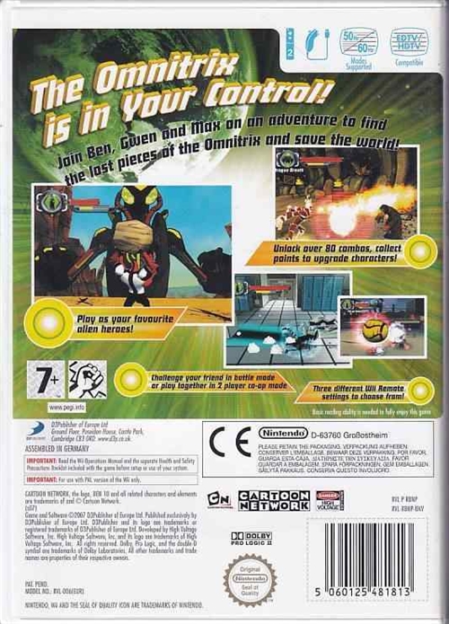 Ben 10 Protector of Earth - Nintendo Wii (B Grade) (Genbrug)